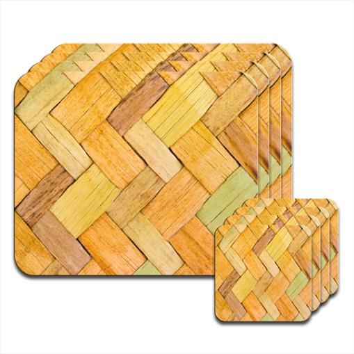 Bamboo placemats Placemats Mince His Words